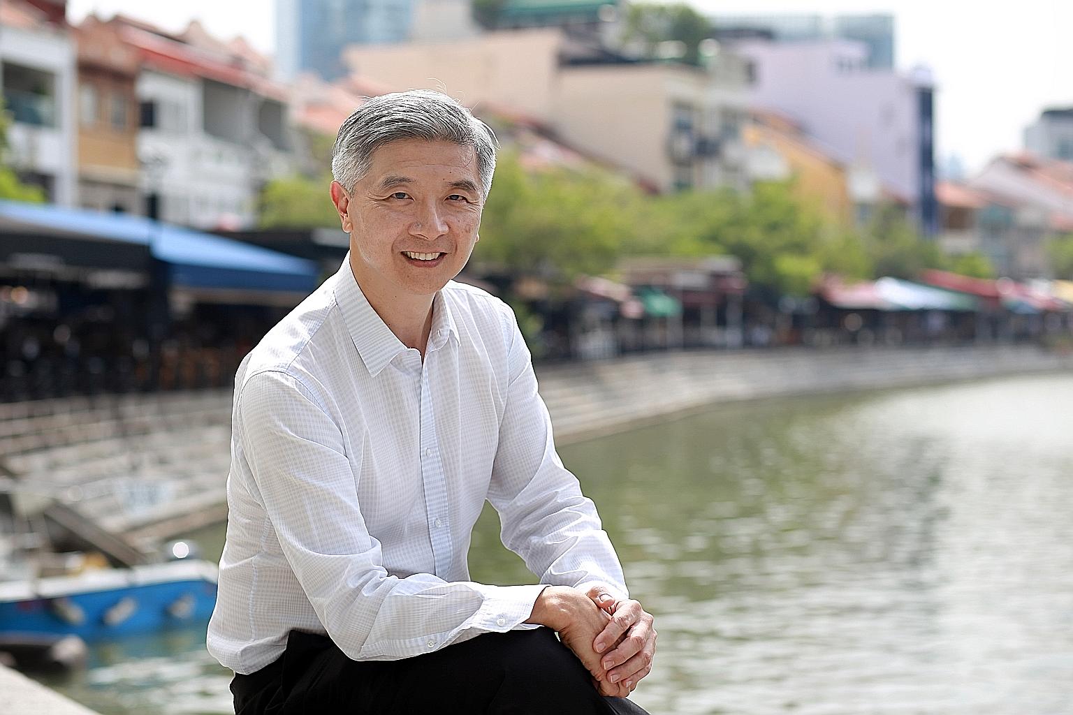 Wilson Tan Efforts to freshen up S'pore River area win recognition | The Straits Times