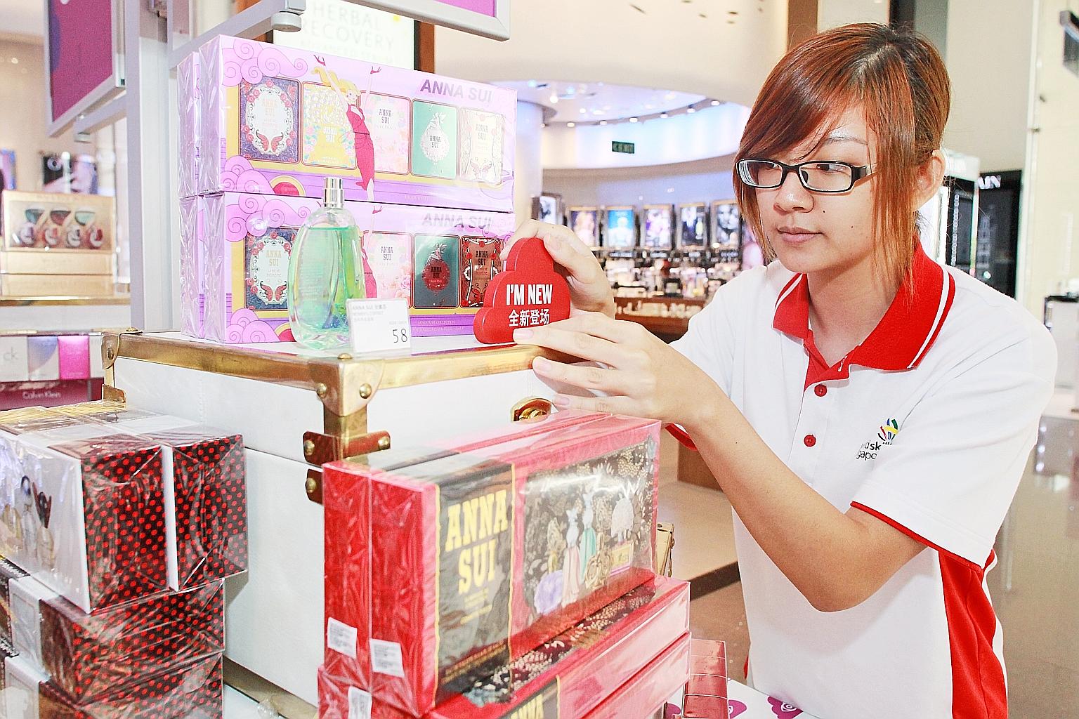 Ms Josephine Quek interned at DFS to help her prepare for the WorldSkills competition.