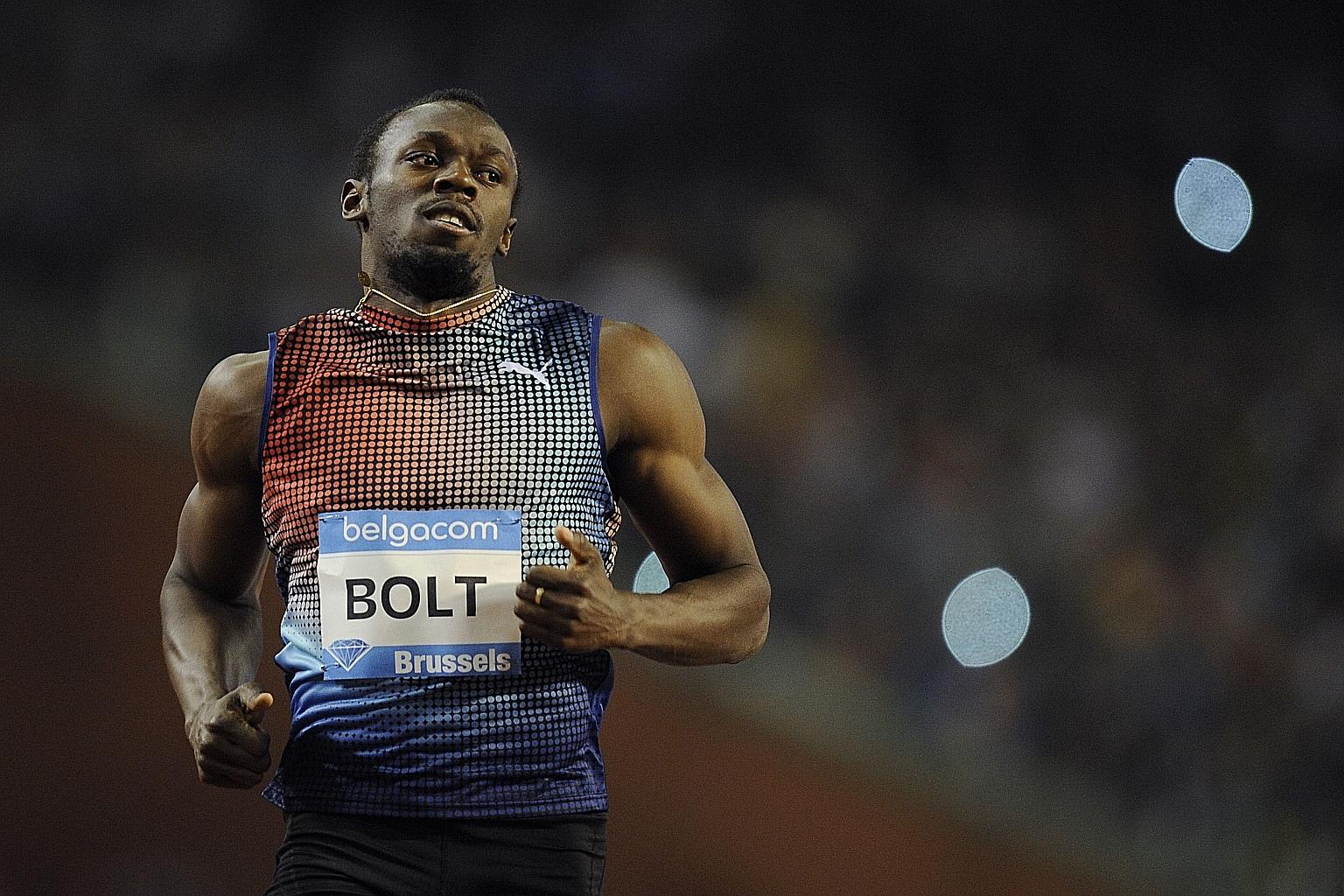 All eyes are on Usain Bolt at the London Diamond League meet today as he returns to action after an enforced injury break.