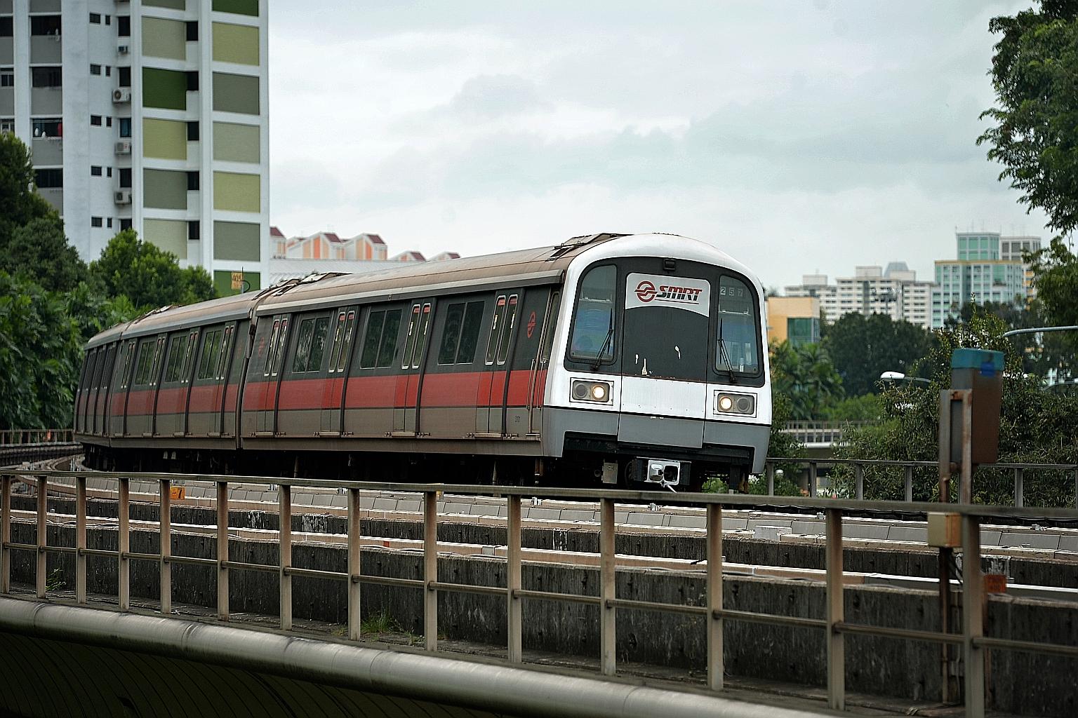 Higher costs due to an expanded and ageing train network (above) caused the rail business to fall by more than 230 per cent.