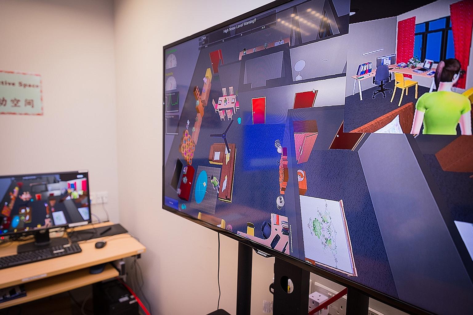 The sensing system is able to translate the data into computer graphics, which are updated in real time, meaning caregivers would be able to keep tabs on the person's movements remotely.