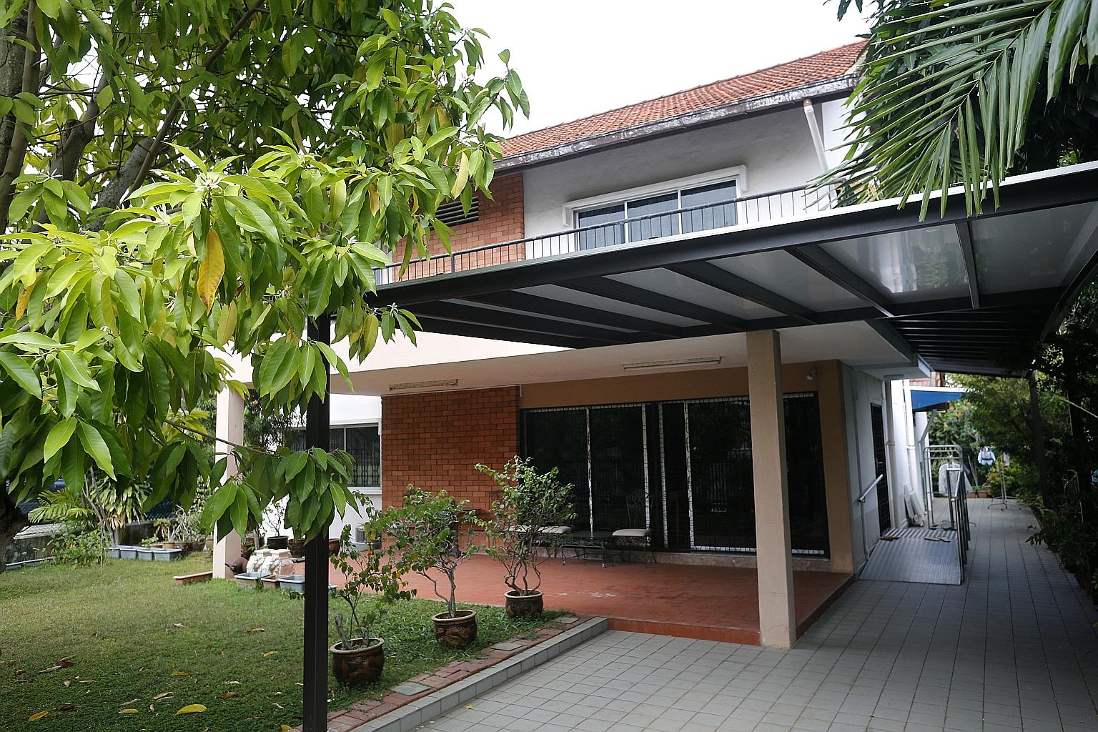 Mr Lian Seng Peng - who died aged 93 in December 2012 - had left his house in Siglap (above) to his wife, and the rest of his estate to his six grandchildren, in a will made on Dec 18, 2010. But the youngest of his three sons claimed that his father