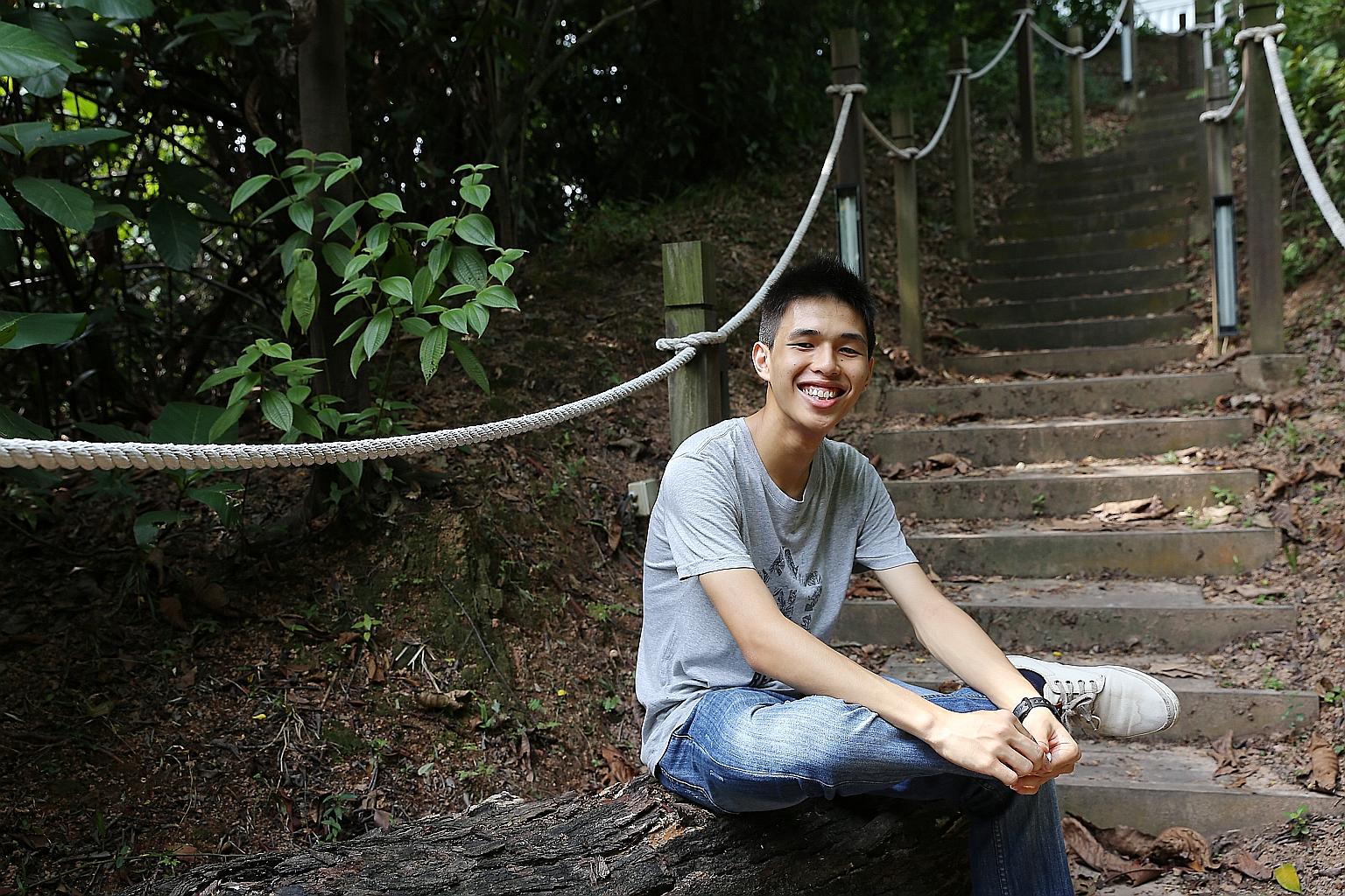 Student Ho Xiang Tian says boosting recycling rates could be a goal which green groups could work together on.