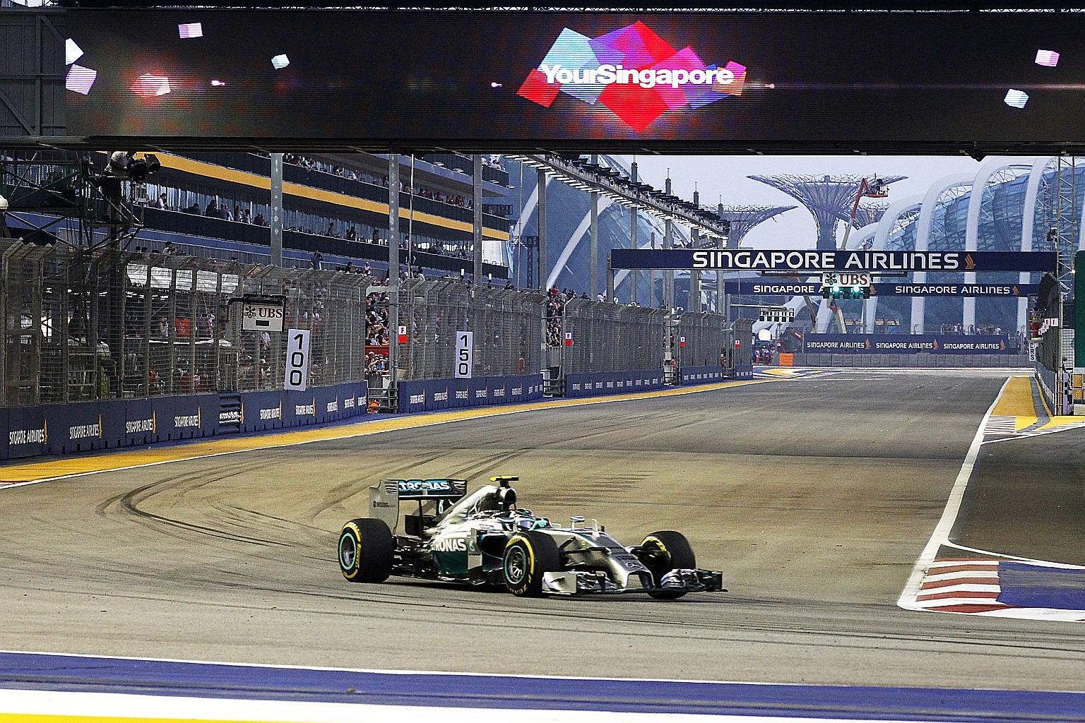 Singapore Airlines took over from Singtel as title sponsor of the Singapore Grand Prix last year, during which some 84,450 tickets were sold.