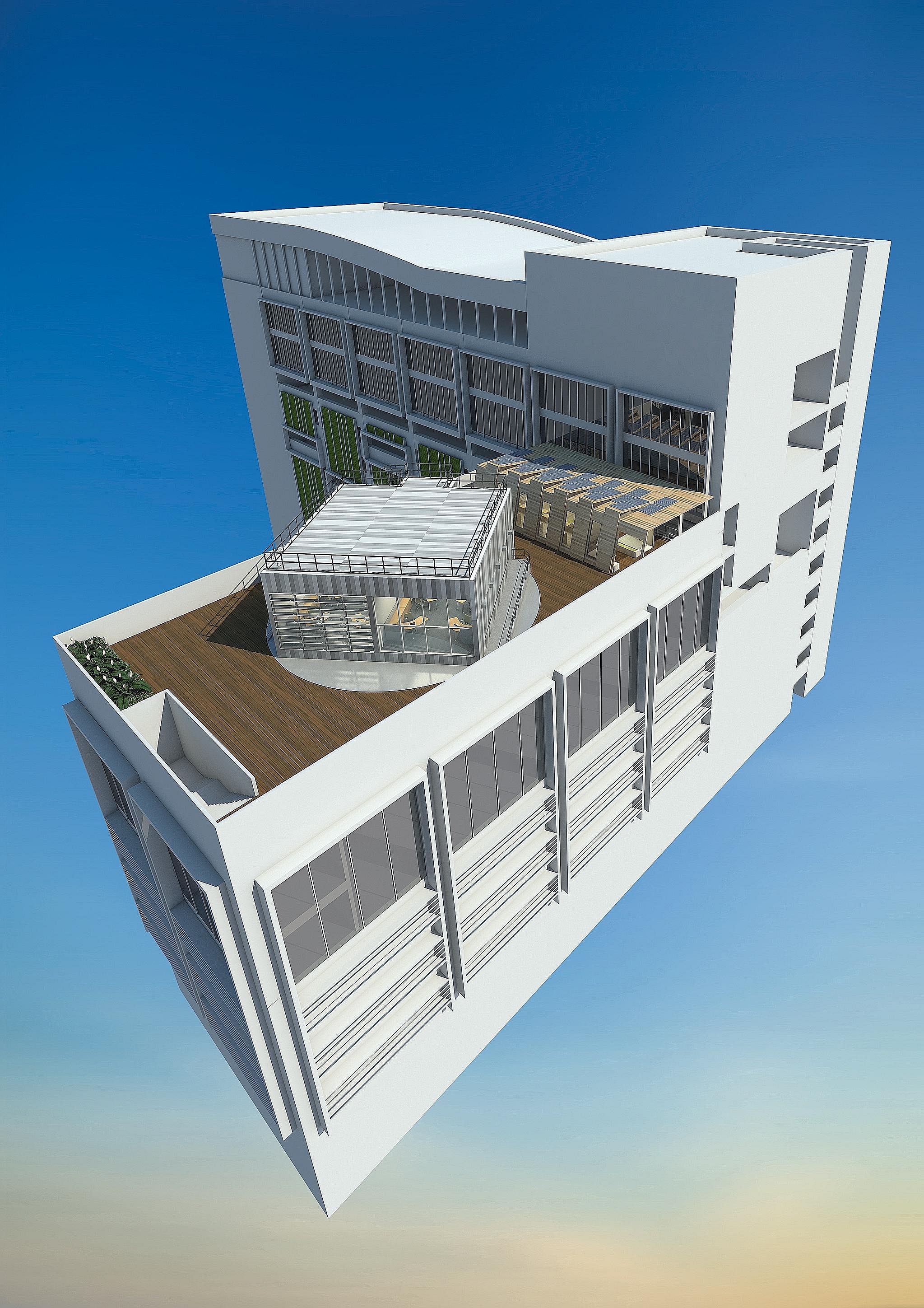 The rotating laboratory will be located on top of one of BCA's buildings at its Braddell Road premises. The BCA Skylab will be where researchers can test and develop green technology and materials.