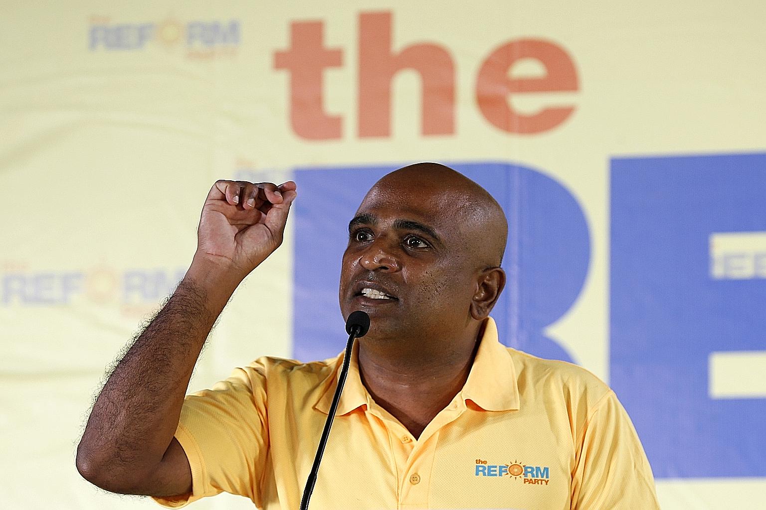 Mr Ravi champions human rights and wants the death penalty abolished.