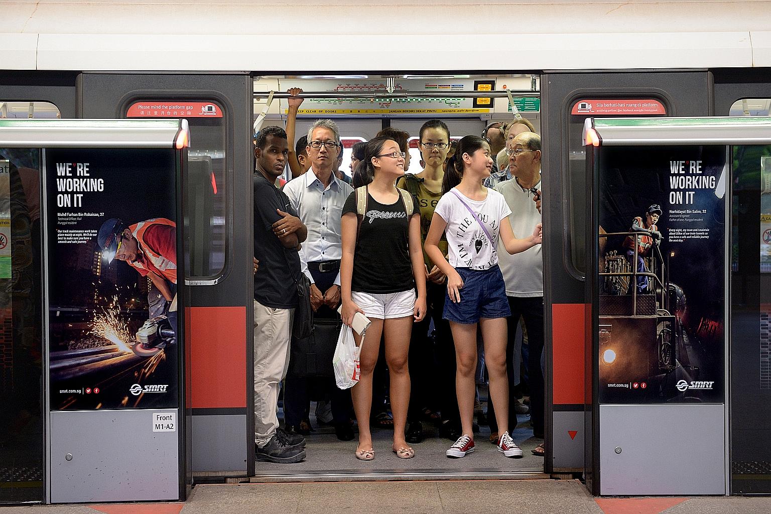 SMRT's new advertising campaign includes posters featuring the company's staff. The ads also feature on SMRT's webpage, blog, Facebook and Twitter channels.