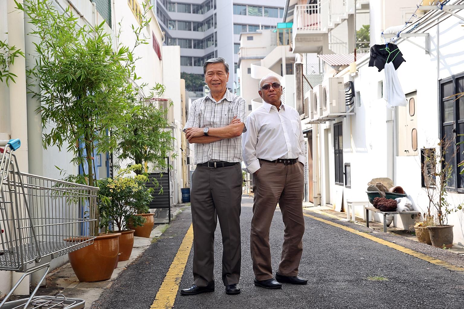 Mr Lee and Mr Kandasamy joined the CNB in 1972, when drug abuse was rampant and officers used public telephones.