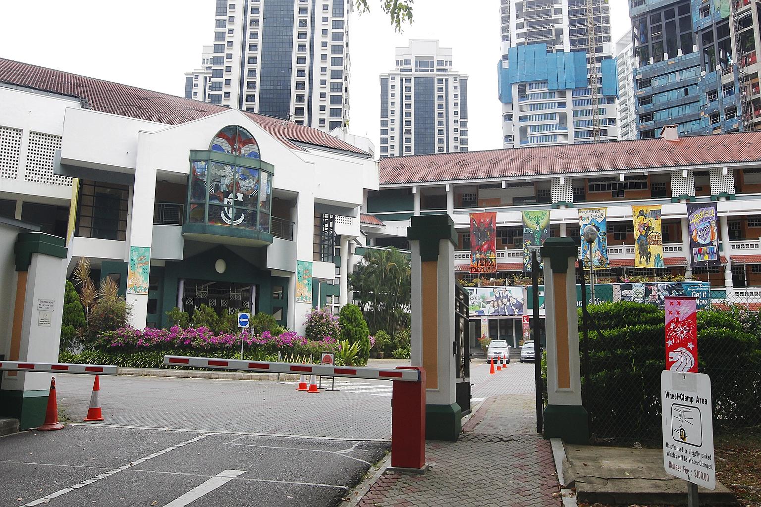 The current Raffles Girls' School campus in Anderson Road. The school will move to new premises in Braddell Road in 2019. And its new alumni association has already raised over $30,000, including $10,000 for the school's New Campus Development Fund.