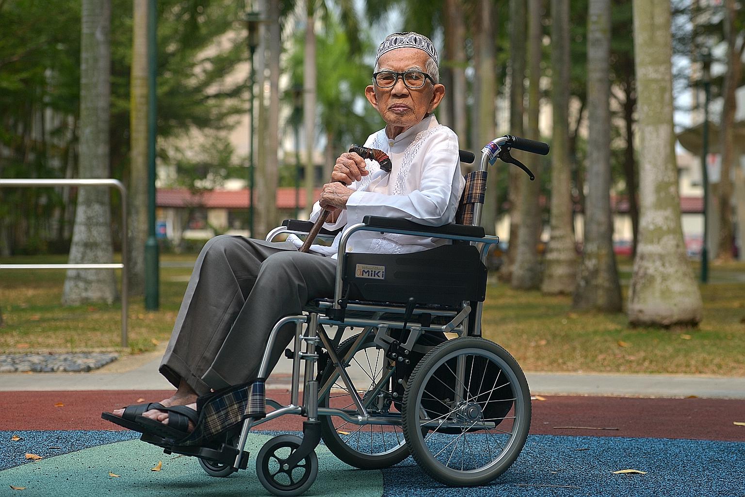 The 103-year-old Mr Abdul Latiff Kassim, who cast his ballot yesterday at a polling station located at Block 28, New Upper Changi Road, said he was still excited about exercising his vote after all these years.