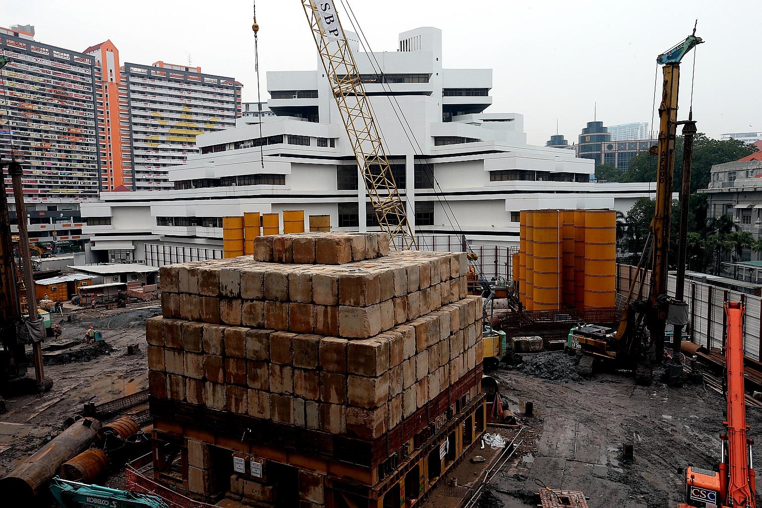 The State Courts' iconic octagonal building in Havelock Square marked its 40th anniversary yesterday. 	The building, known as the Subordinate Courts building until last March when it was renamed, centralised various courthouses around Singapore. It i