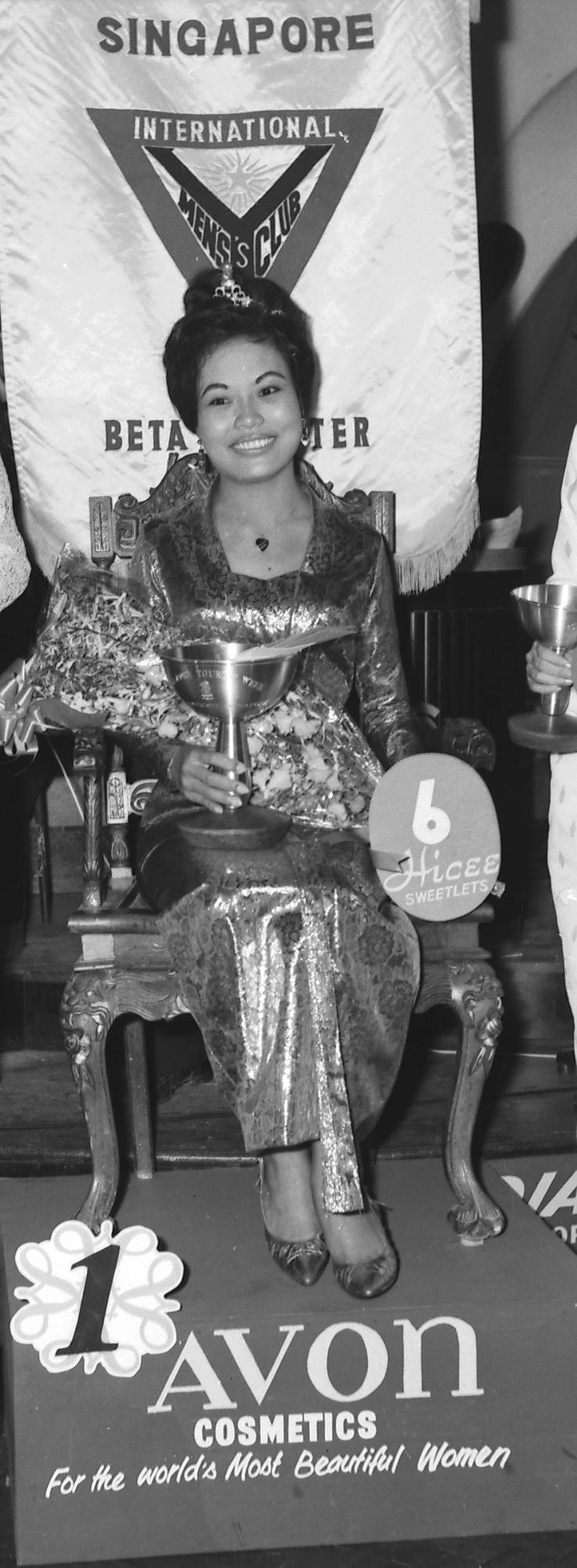 Ms Yap had won six other beauty pageants before, such as the Commerce Queen.