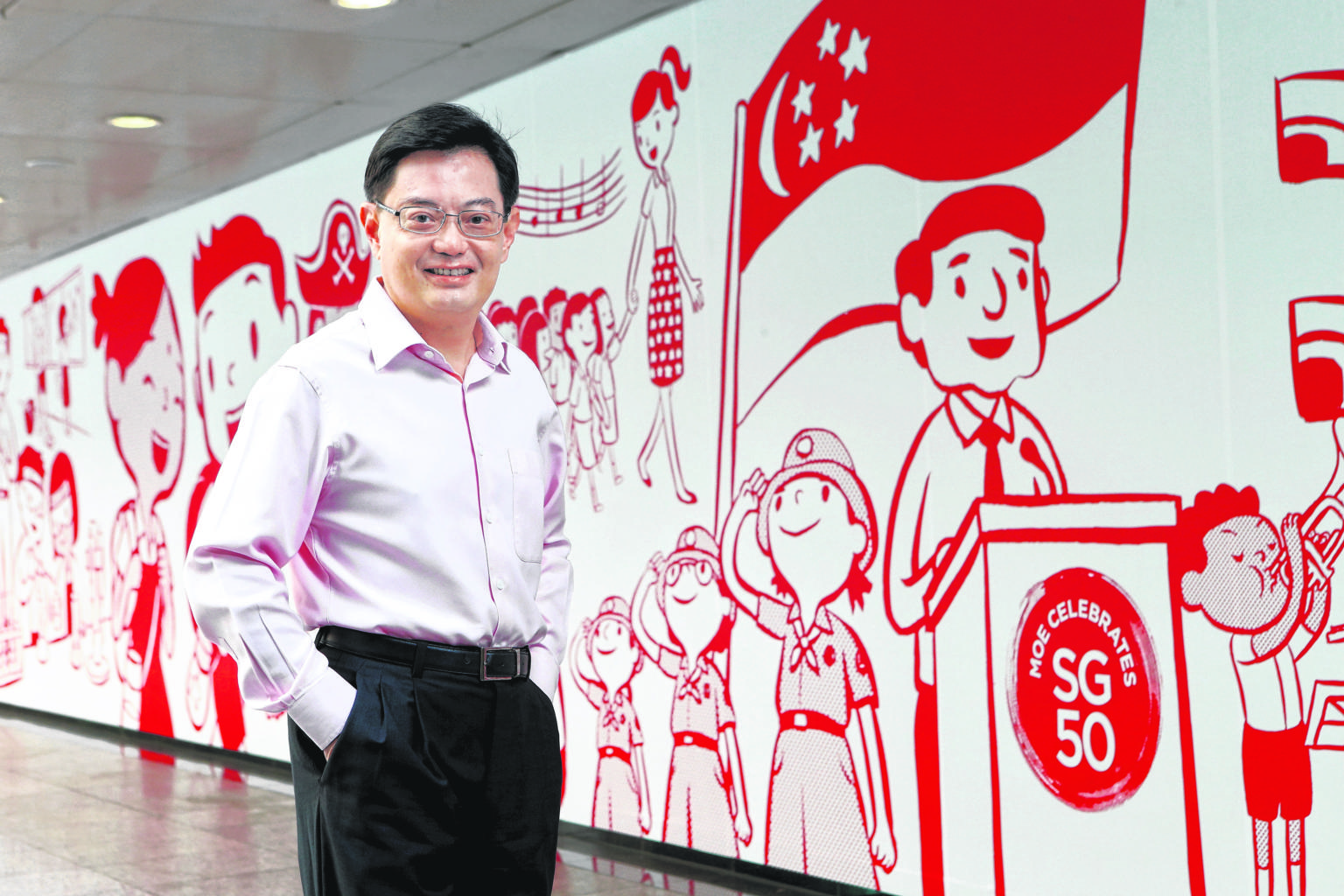Mr Heng Swee Keat, 54, will leave his education portfolio to take over the Finance Ministry.