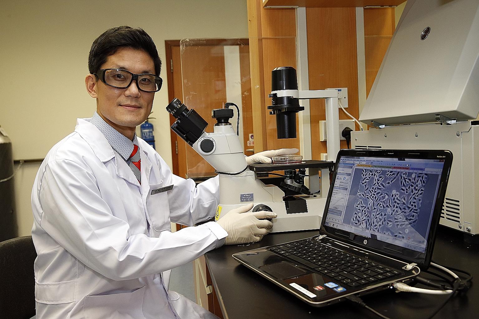 Associate Professor Matthew Chang is leading an NUS team which will be creating a synthetic version of a chromosome found in yeast.