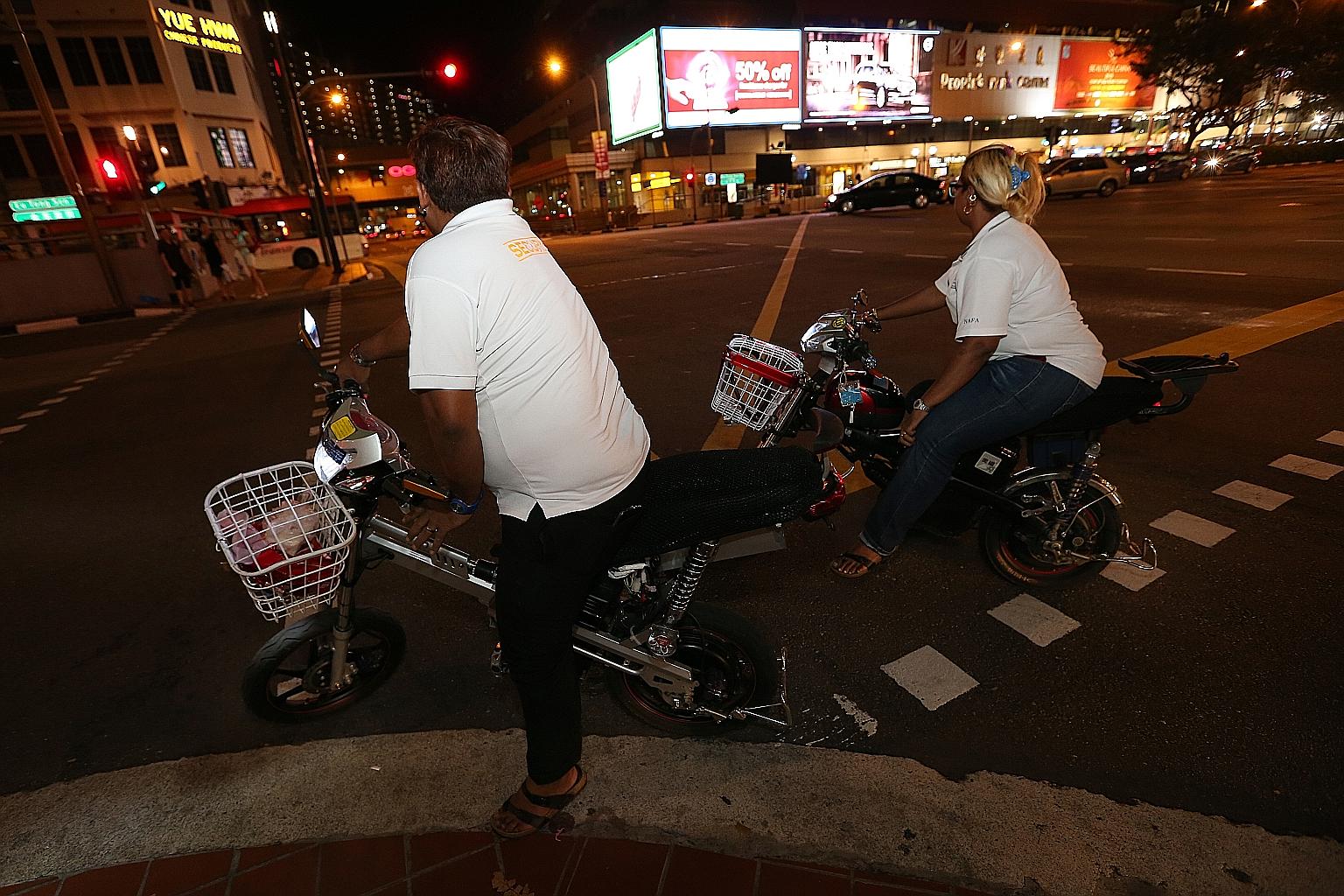 Ahmad and Amy have spent close to $10,000 on illegally modifying their electric bikes to allow them to travel up to 70kmh.