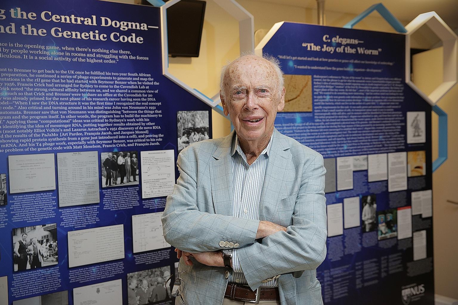 Dr James Watson won the Nobel Prize for Physiology or Medicine in 1962, along with two other scientists.