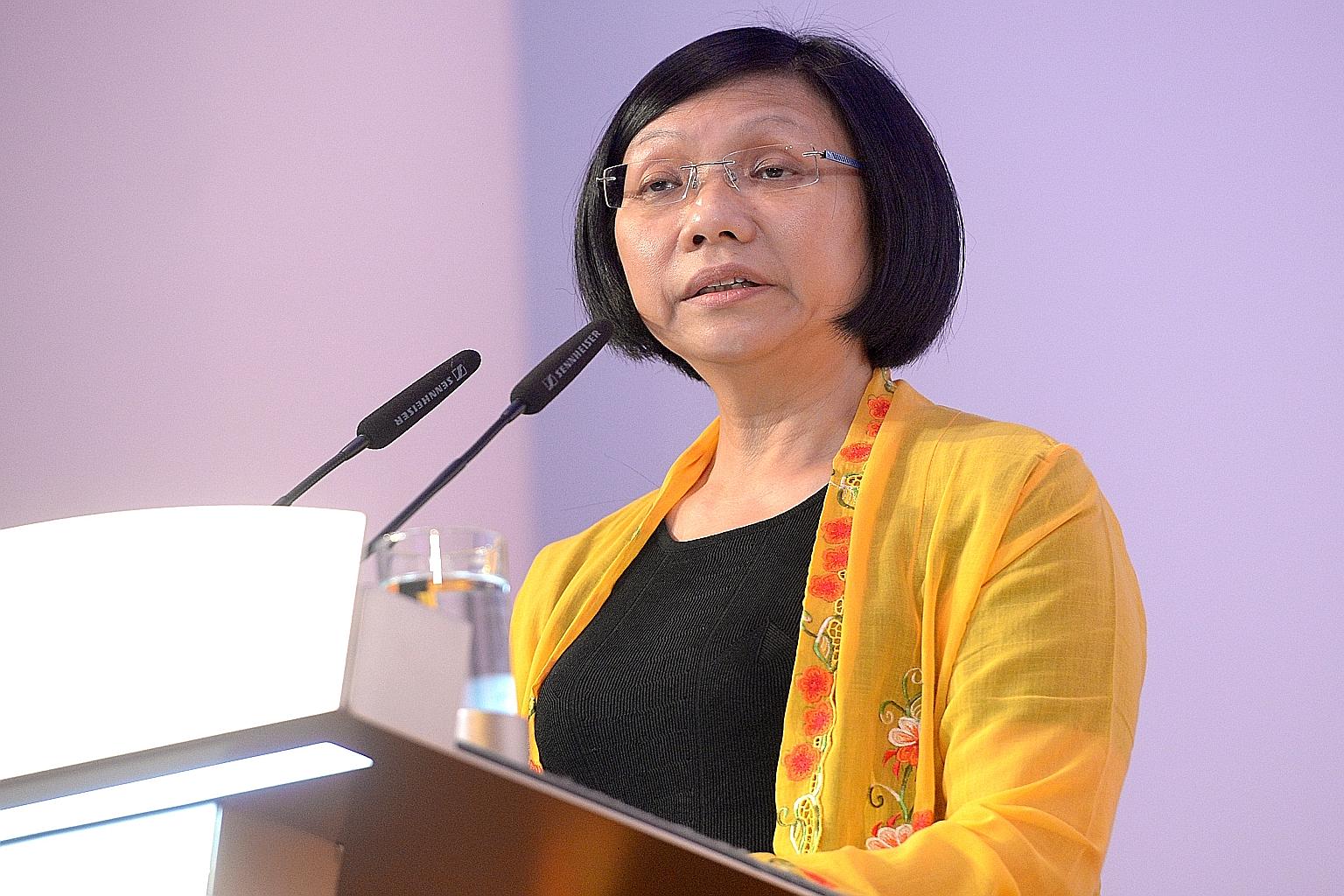 Ms Diana Chia, who was elected NTUC president in 2011, said she is not seeking re-election as she will not be able to serve a full term, so she "should leave and let the new leadership take over".