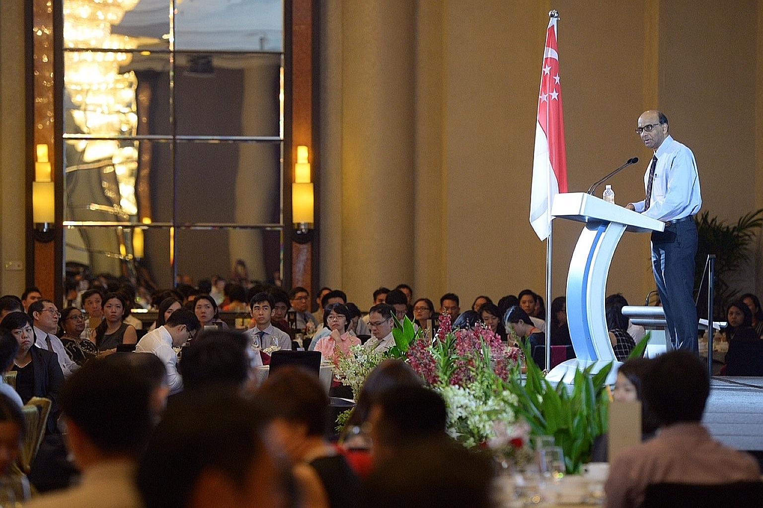 Coordination between different government agencies must become second nature, DPM Tharman told about 600 public servants at the Public Service Leadership Programme dinner yesterday.