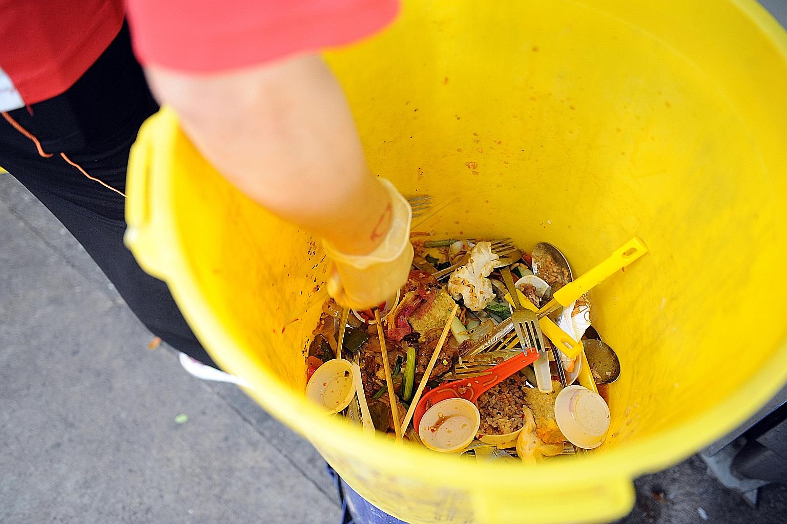 A survey of 1,016 people conducted from January to July this year found that 80 per cent of respondents are bothered about having to throw food away.