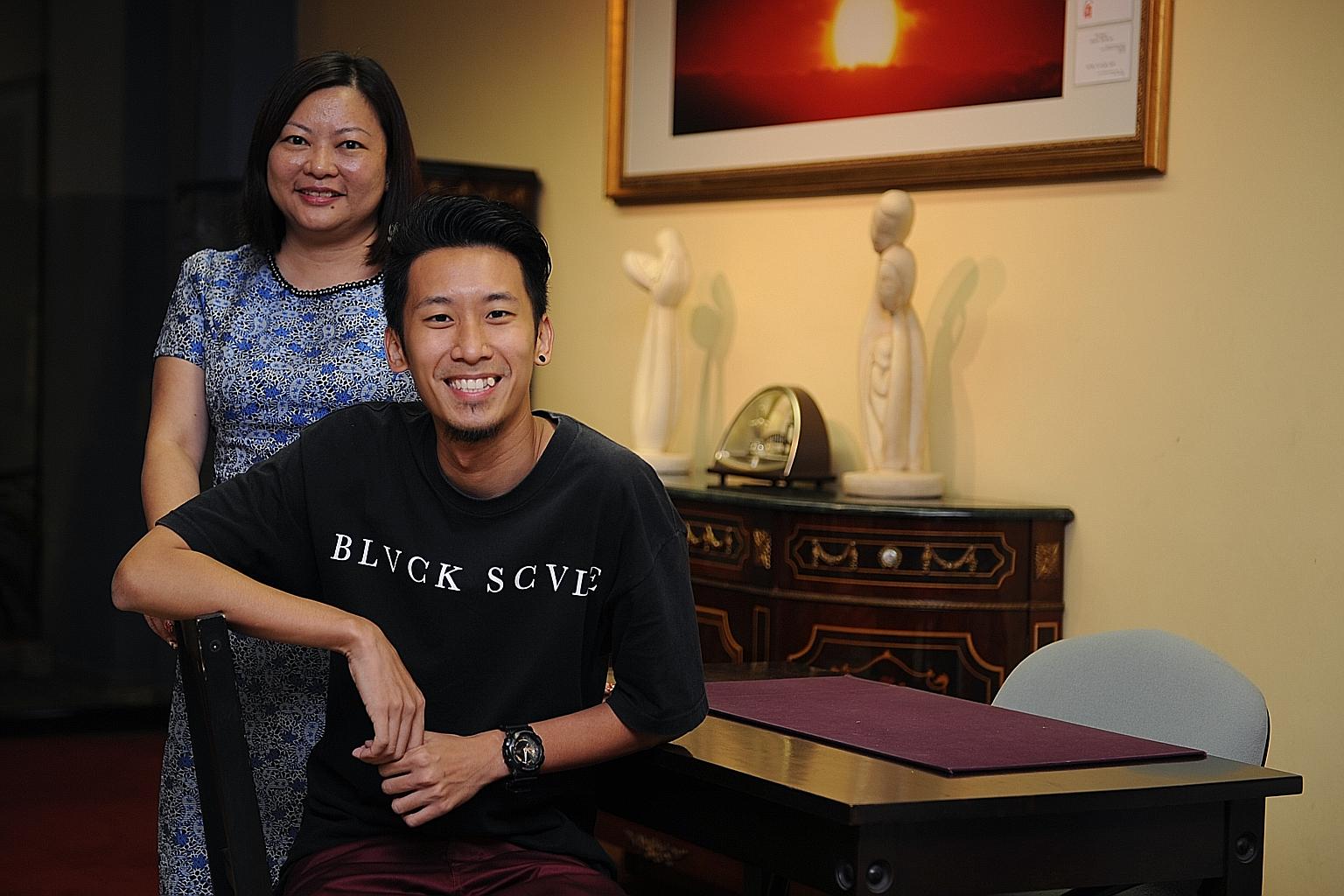 Soka's volunteer management committee chairman Susan Han, 43, and dance instructor Pua Jin Wen, 29, who has helped to choreograph performances for major events over the past five years. Soka's big event this year is its third edition of Bag of Hope o