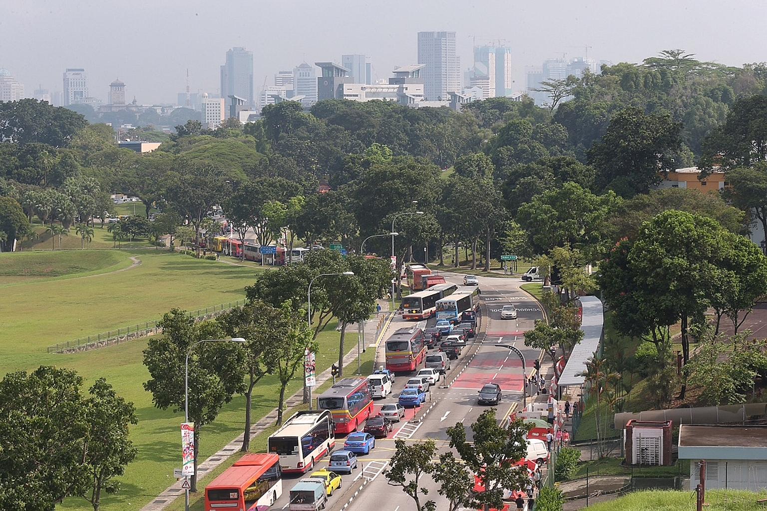 The Immigration and Checkpoints Authority uses various methods to ease the jams at the checkpoints, including flexible deployment of staff and diverting traffic to different lanes, such as allowing cars to use lanes normally assigned to lorries.