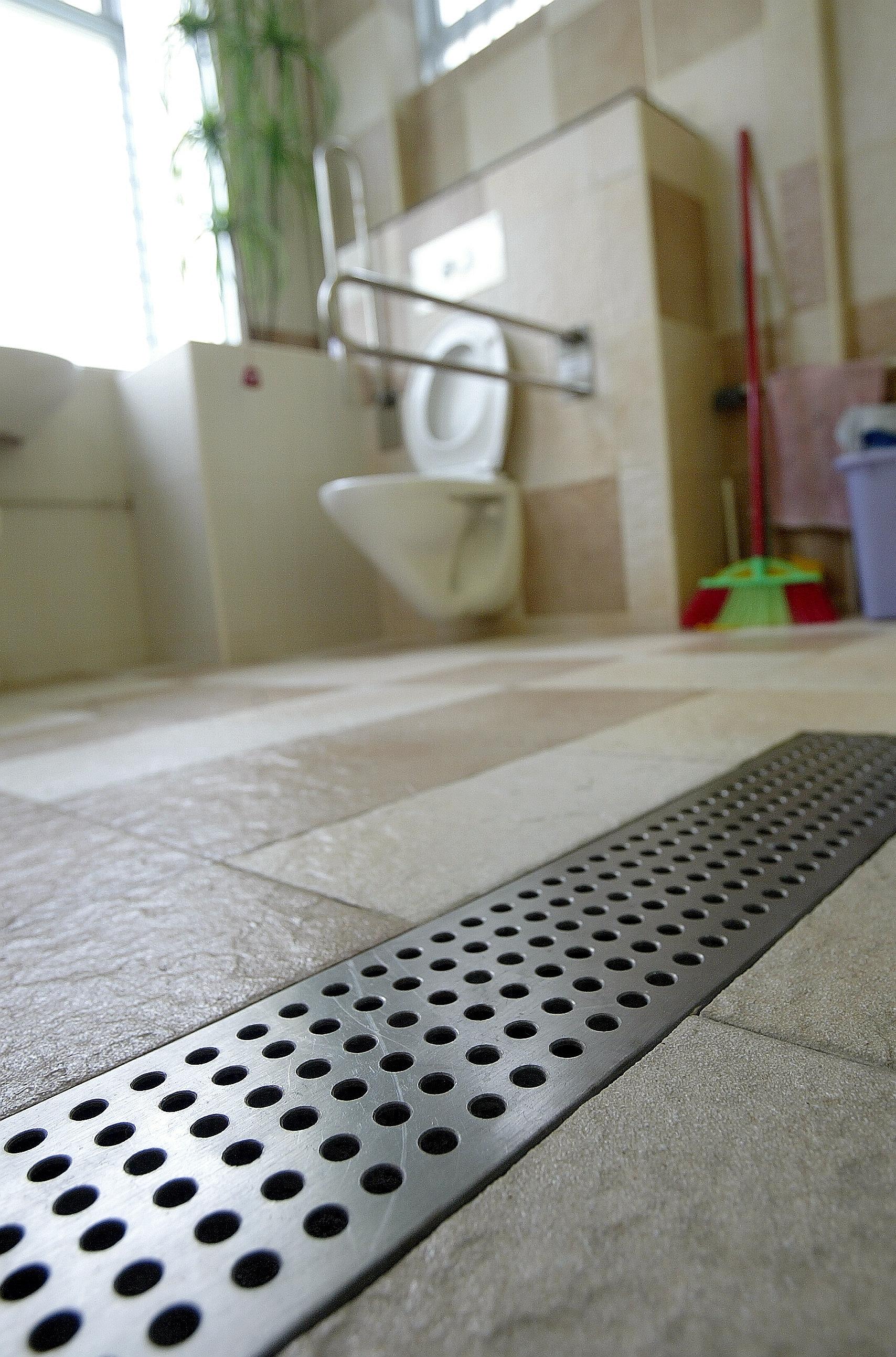 The bathroom can be a high-danger zone for the elderly. About one-third of elderly rehabilitation patients at Tan Tock Seng Hospital have fallen in the bathroom, says an occupational therapist there.