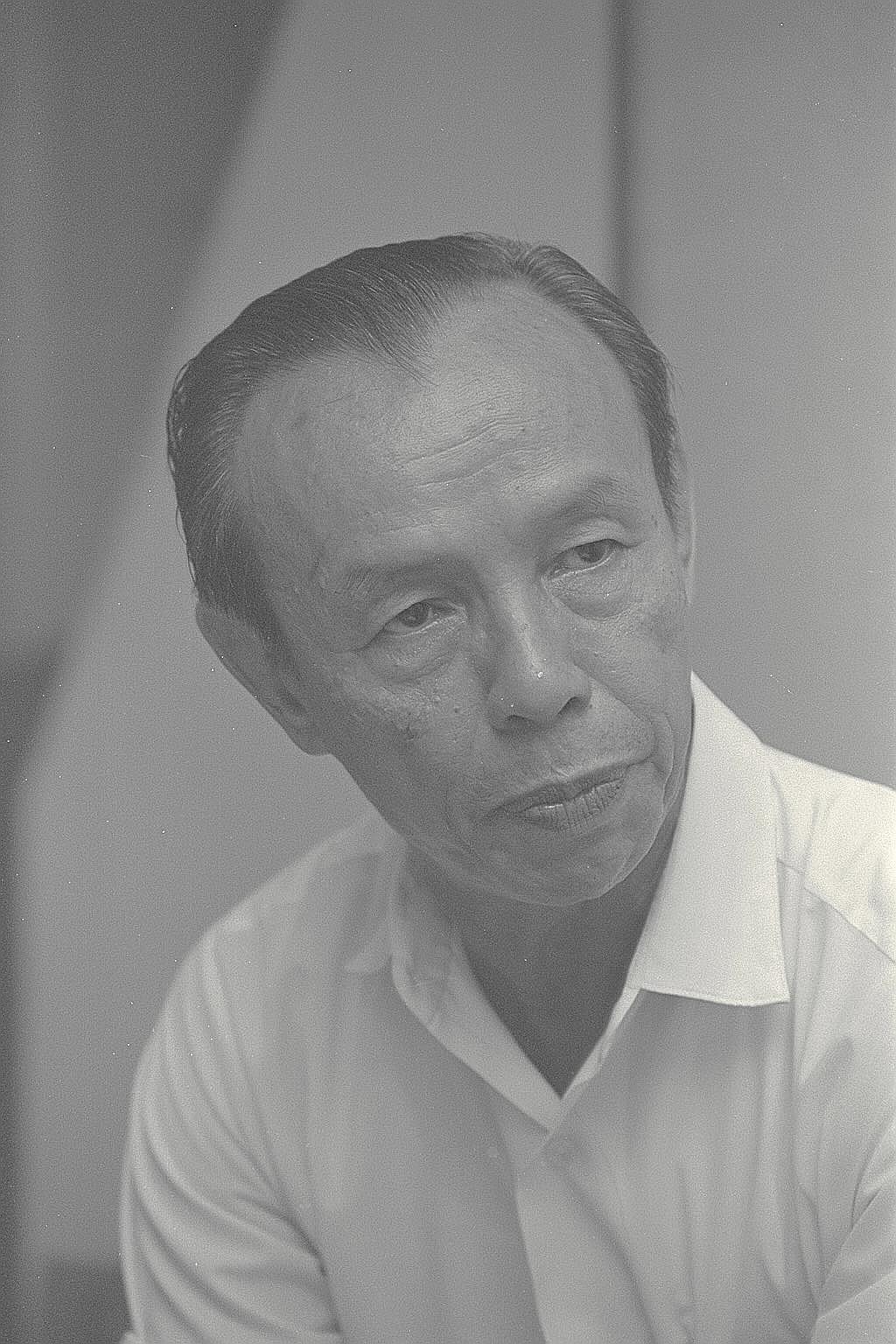 Mr Ho, who was MP for Bras Basah and NTUC president, called on the Traffic Police to be more lenient towards cabbies.