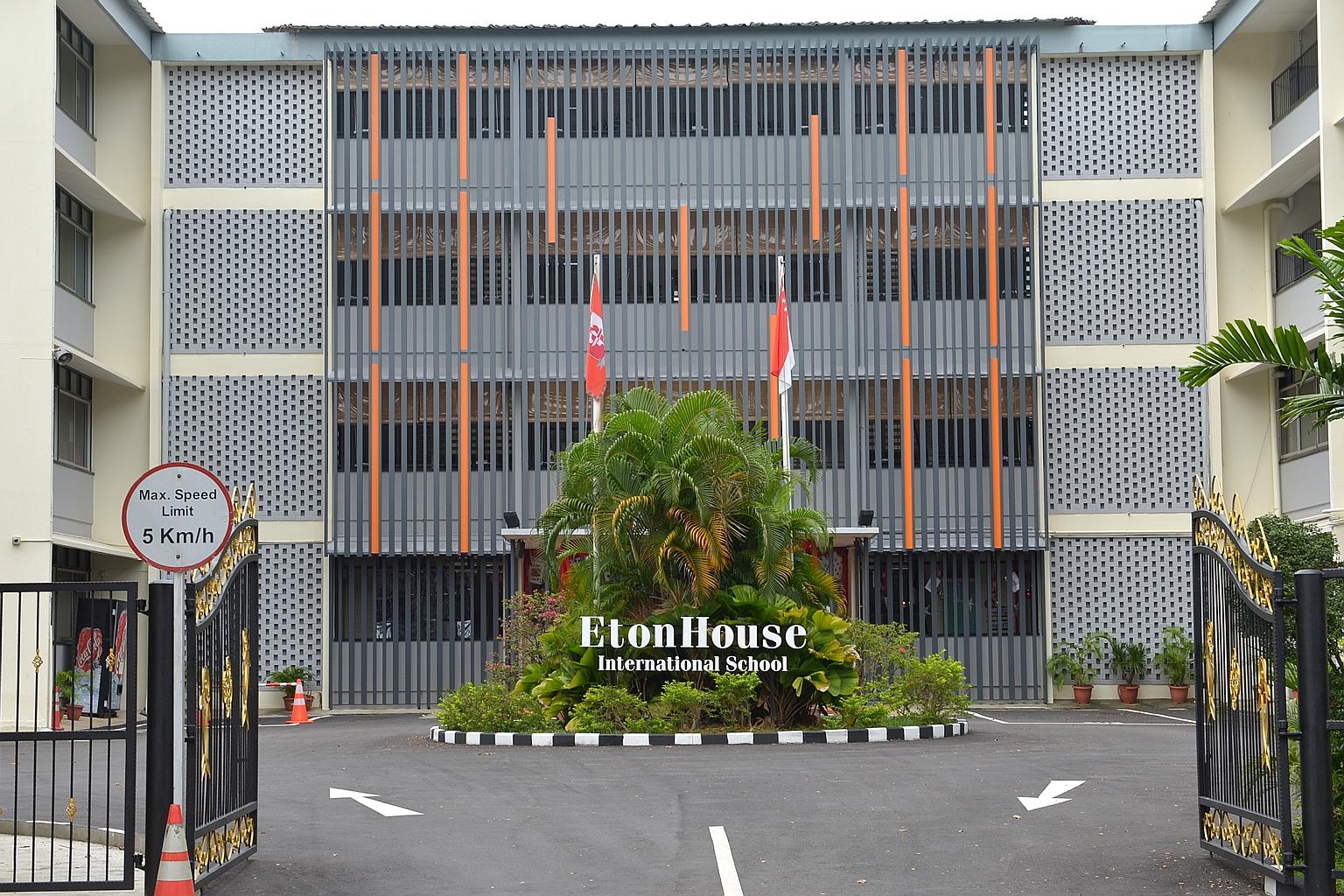 EtonHouse International, which runs a primary school in Broadrick Road (above), will open a secondary school at the same site next year.