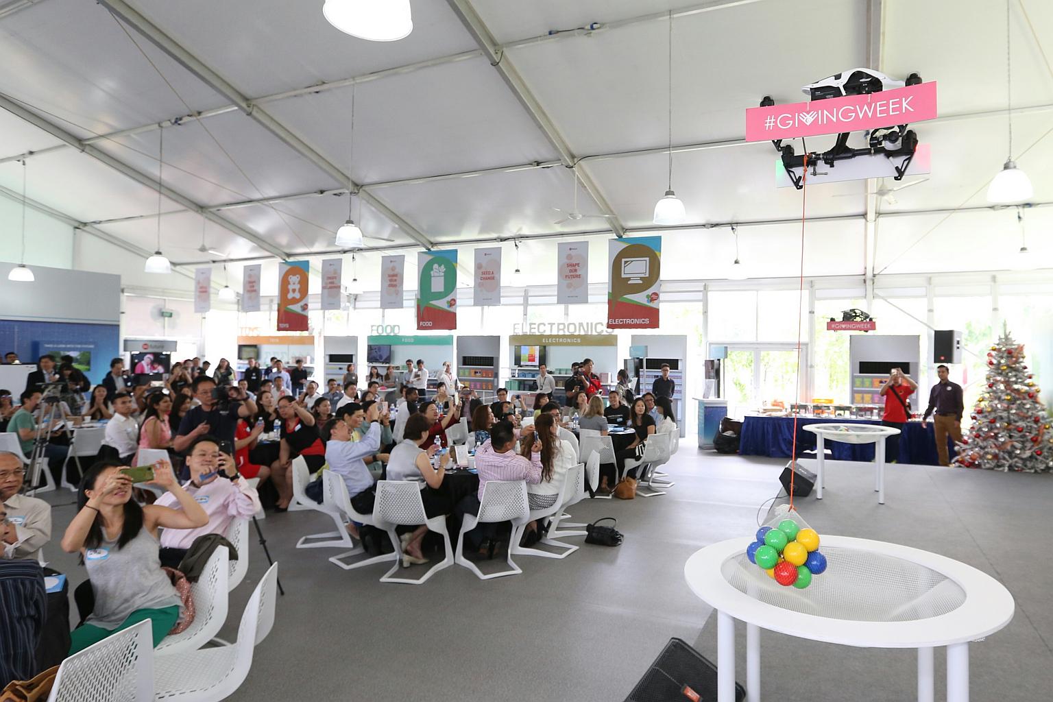 Giving Week, a new initiative by the National Volunteer & Philanthropy Centre (NVPC), was launched on Dec 2 at Gardens by the Bay in conjunction with the Future of Us exhibition.