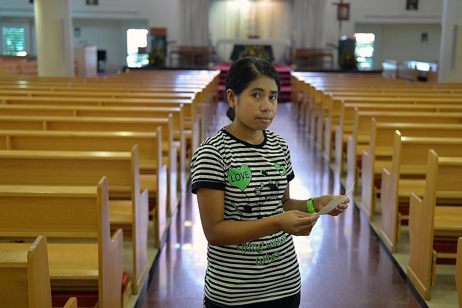 Ms Mersi's employer, a retiree in her 60s, has been warded at SGH in a vegetative state since last October. The 28-year-old hopes to return to her home town of Kupang, Indonesia, to visit her family, including her 52-year-old mother who is ill.