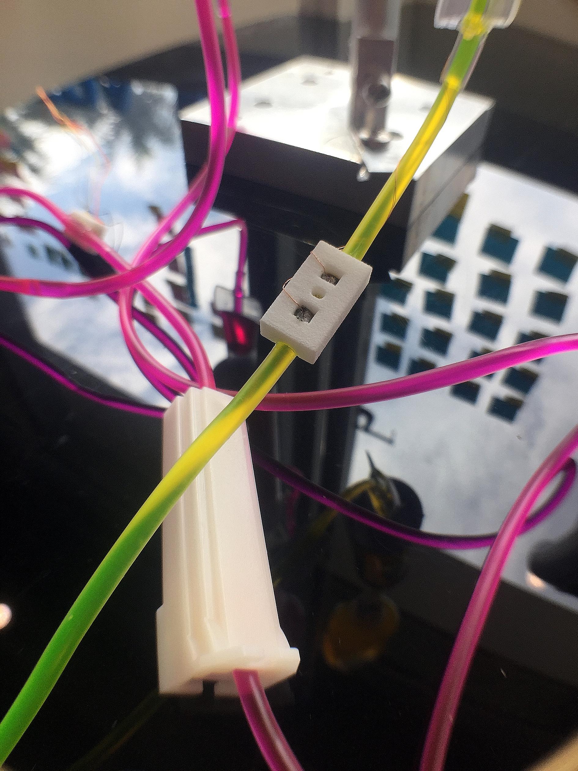 The sensor, which is able to detect even small flow changes, costs less than $1. It is implanted in the IV drip.