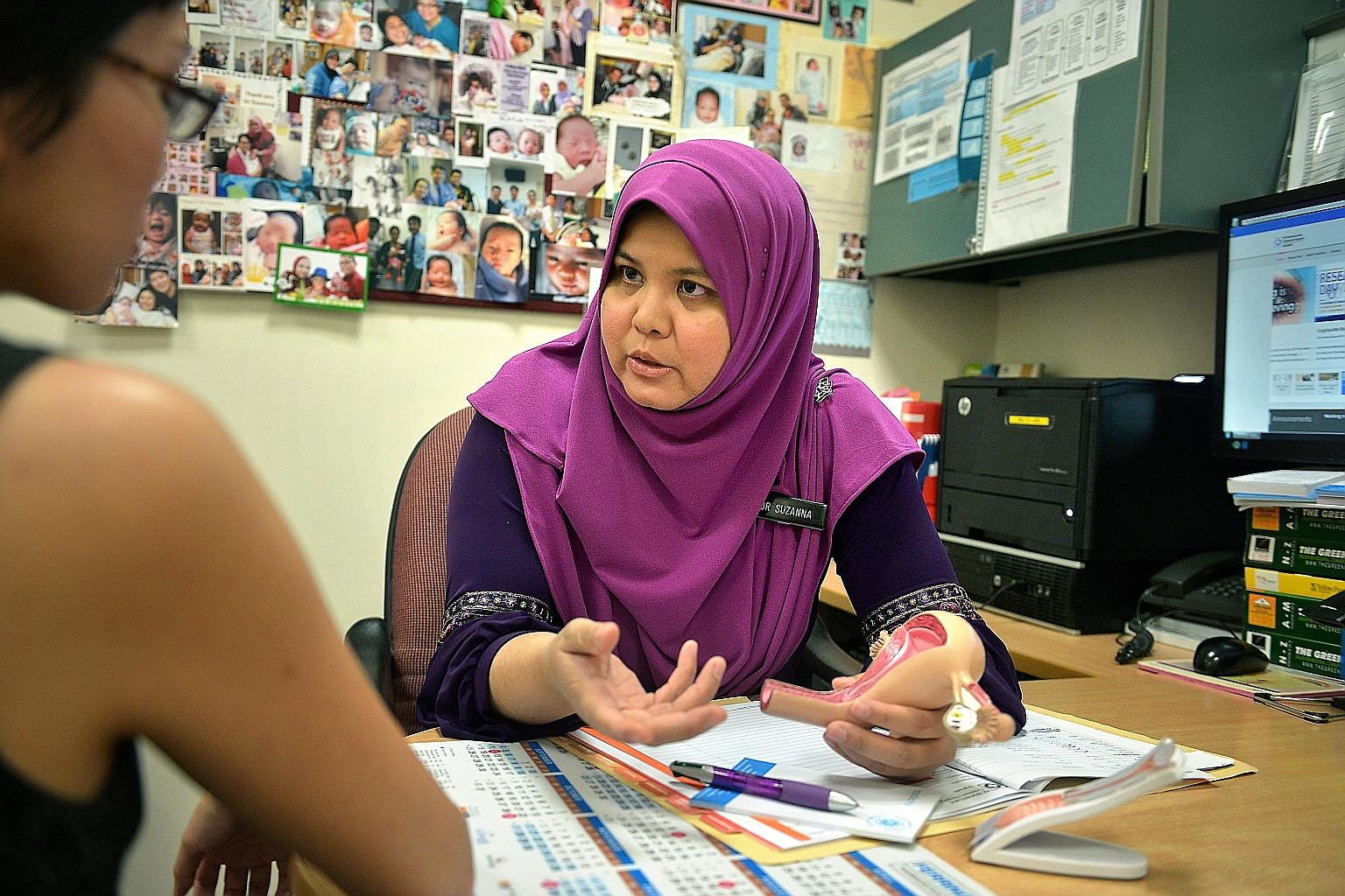 Dr Suzanna co-founded a clinic at KKH which provides care and support for teenage mothers. She won the Superstar award at yesterday's annual Singapore Health Quality Service Award ceremony.