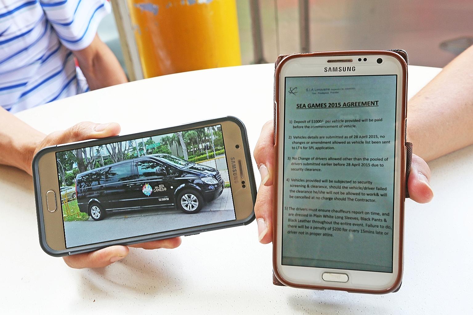 The drivers who served as chauffeurs during the SEA Games were reportedly promised $8,000 to $10,000. They have been paid only $1,000, claims one driver. The police are investigating.