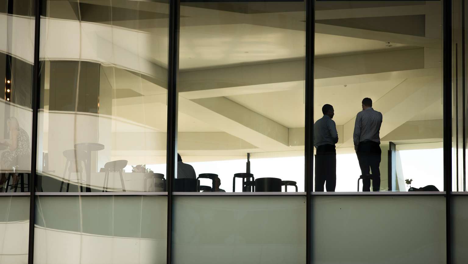 Office workers in Brisbane, Australia.
