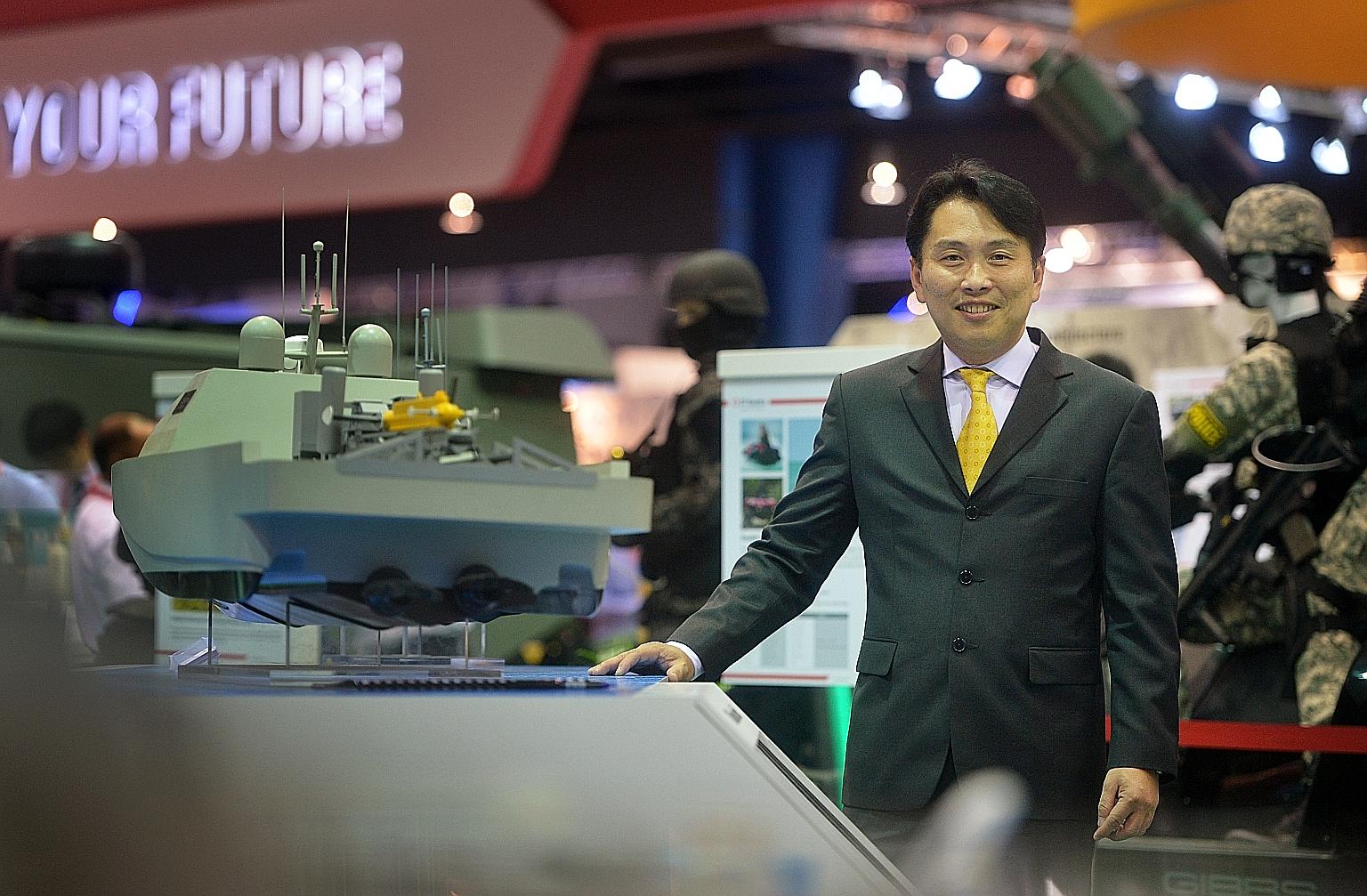 Mr Chong says the Singapore Airshow 2016 provides a unique platform for ST Engineering "to showcase and solidify our position as a world-class total solutions provider".