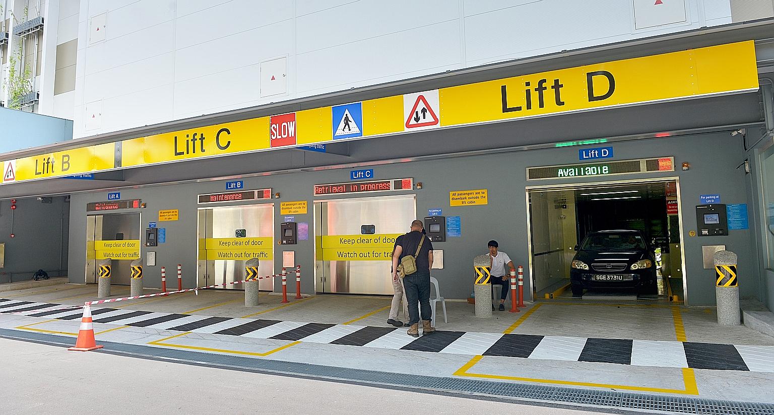 While the total number of parking spaces has almost doubled at Changi Village - from 183 to 304 - a new problem seems to have arisen. During peak hours, drivers say it can take more than 30 minutes to retrieve or park a car at the mechanised parking