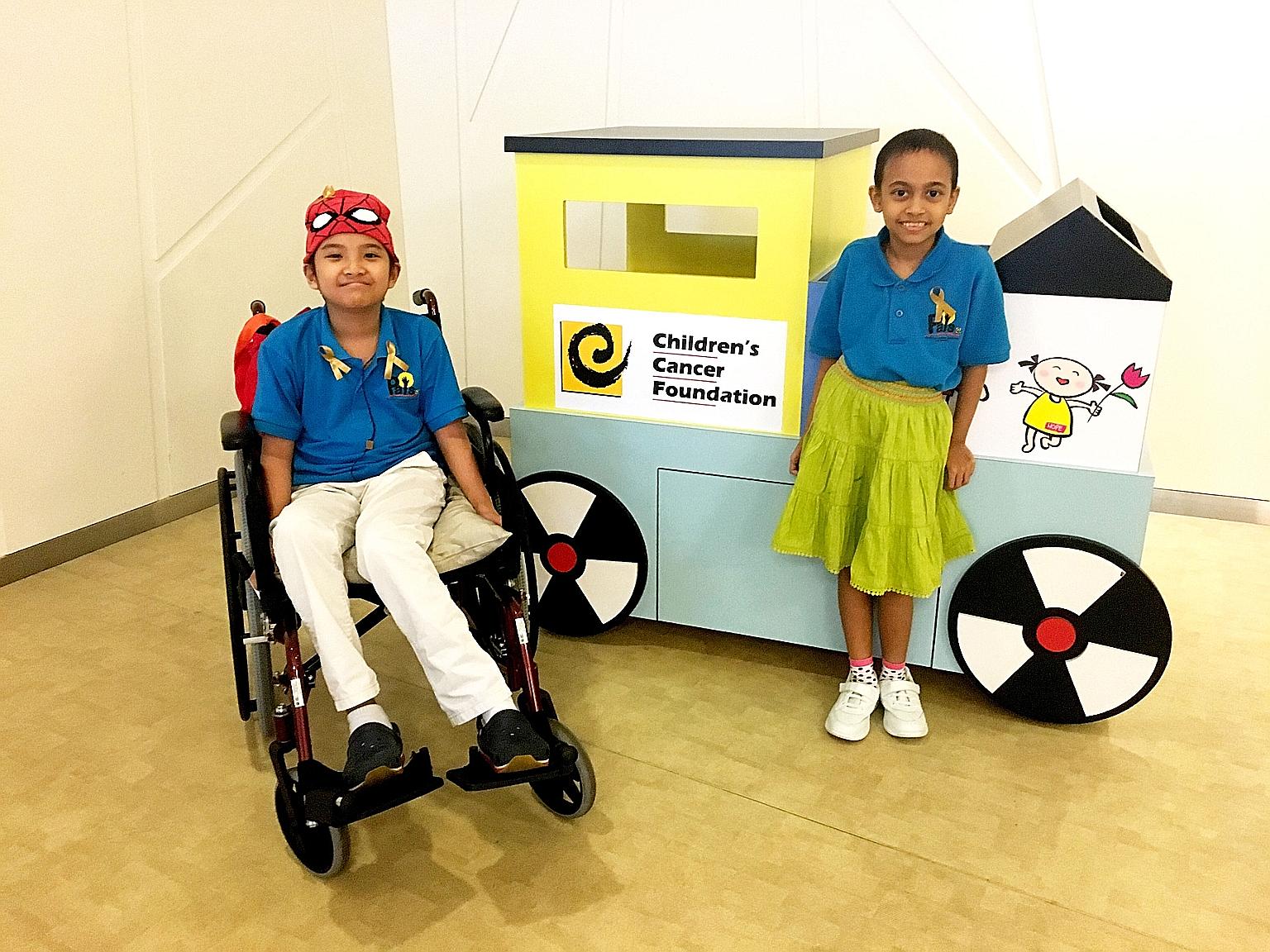 The voices of Xander and Emma can be heard in a new song titled We Are One. They are among more than 900,000 children who have recorded the chorus of the song, which was released on International Childhood Cancer Day on Feb 15.