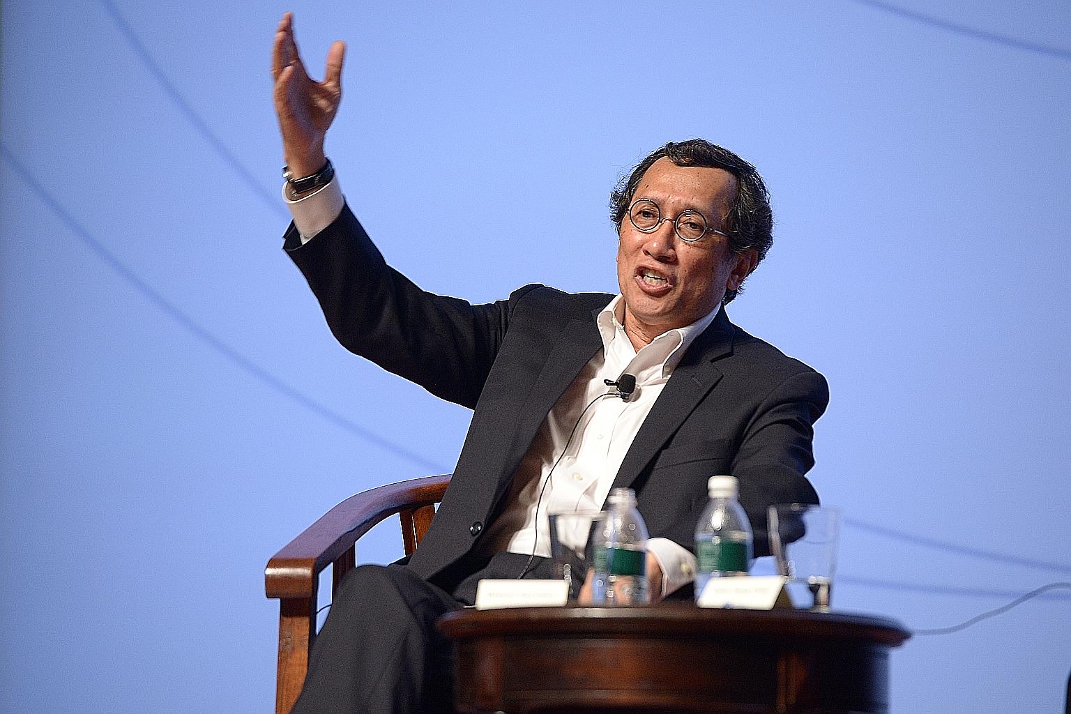 Ambassador-at-large Bilahari Kausikan, a veteran diplomat, says the US not only depended deeply on China economically, but also had in China a competitor and rival who was not out to unseat it, and that it would be equally futile for China to keep th