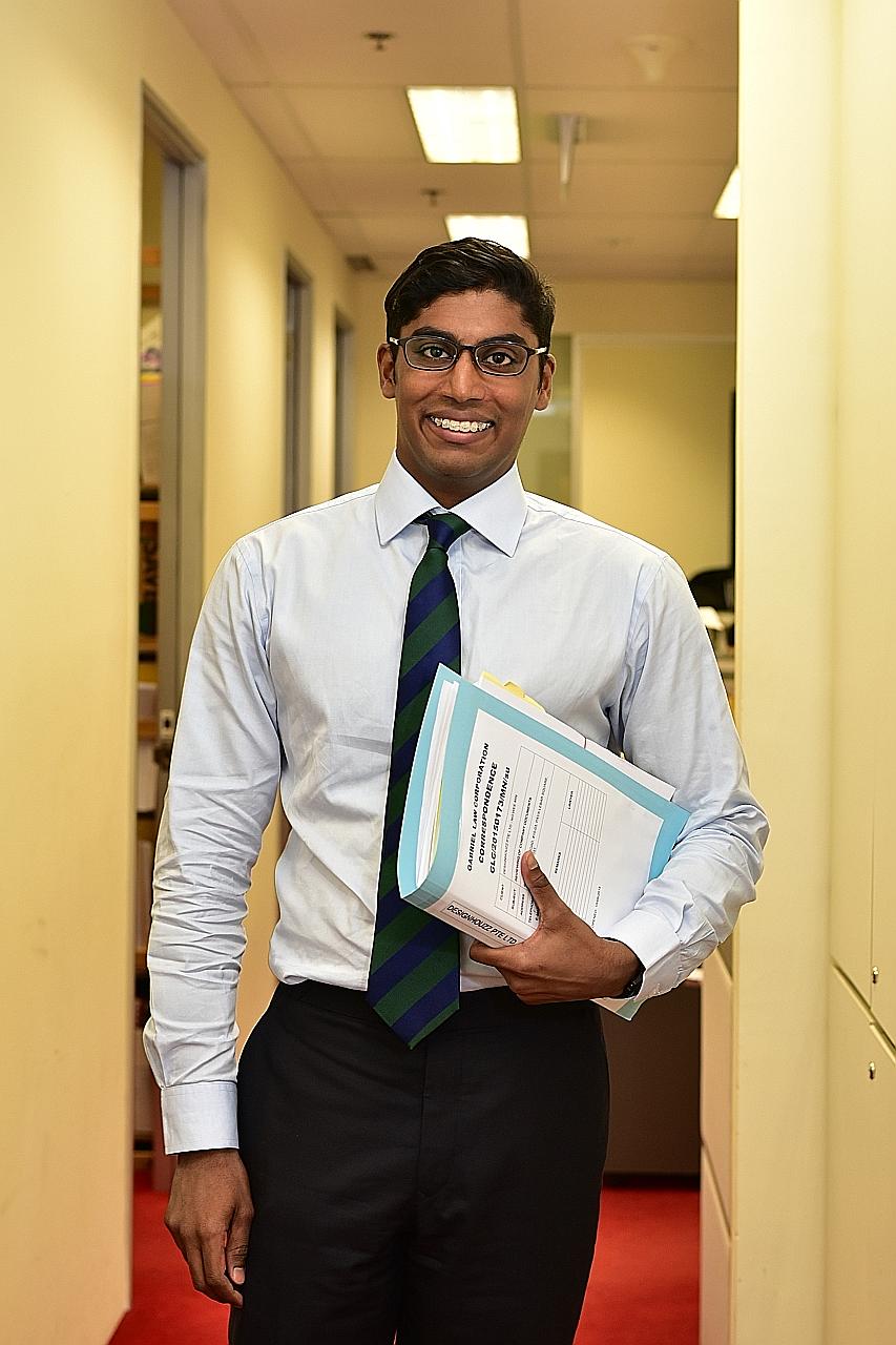 Mr Thevar finds it rewarding help someone get back on his feet.