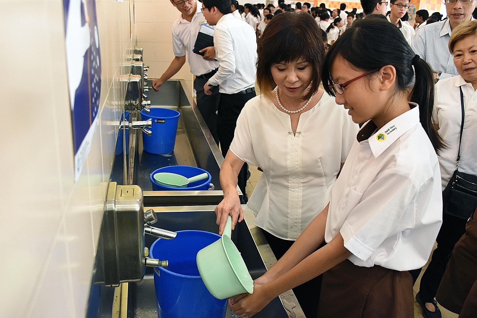 Johor's Linggiu Reservoir, a major source of water for Singapore, is still not half full and the authorities here are monitoring the situation, Senior Minister of State for the Environment and Water Resources Amy Khor said yesterday. On Jan 24, Envir