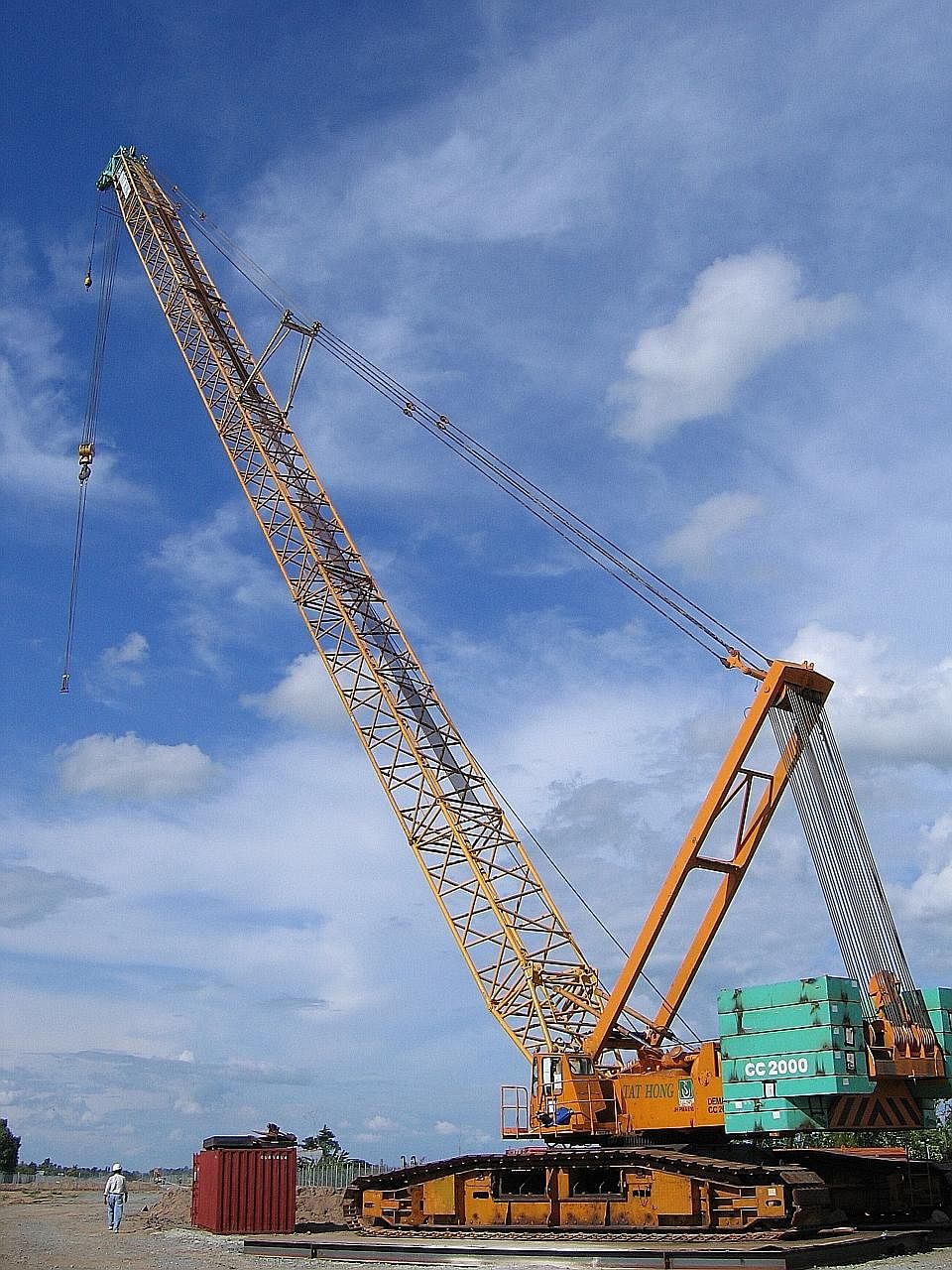 An oversupply of cranes in the market has hit Tat Hong's earnings. Turnover on rentals of cranes and general equipment has also been low.