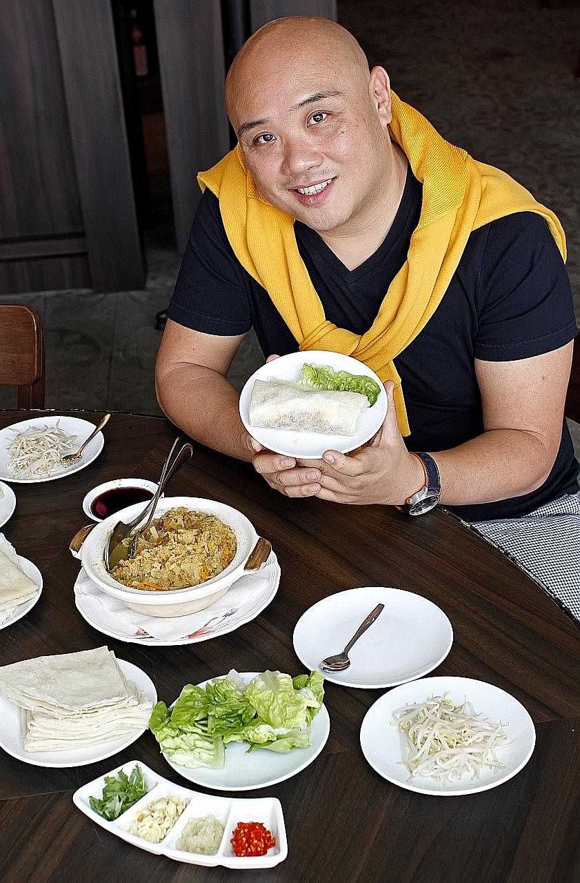 Goh Boon Teck likes the traditional Hokkien fare at Good Chance Popiah.