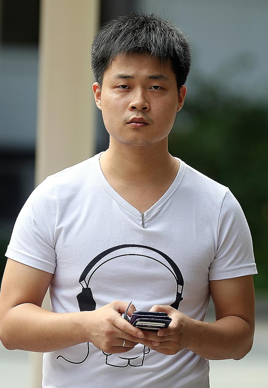 Zhang printed barcode stickers showing lower prices, fixed them on items and paid for them at supermarket self-checkout counters.