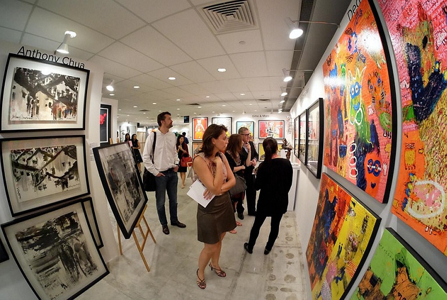 Singapore's visual arts scene has undergone a transformation in the past decade and more people are not just looking at art, but also buying it as well.