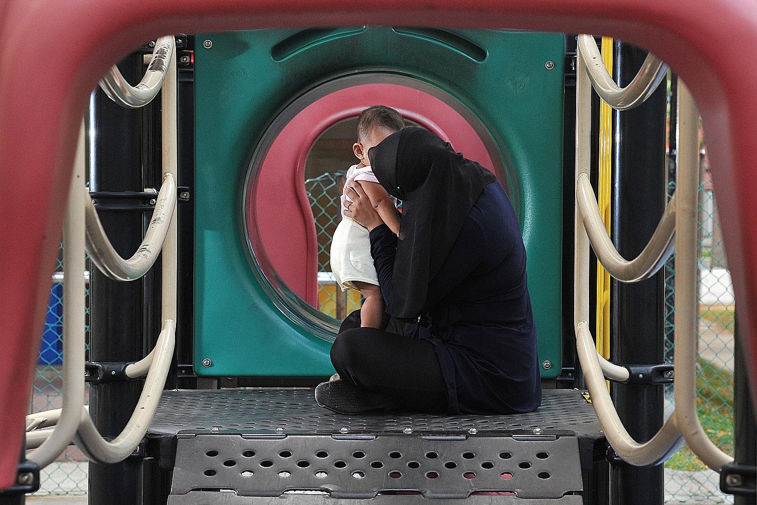 Ms Lina, who is raising her six-month-old child on her own, welcomed the KidStart scheme, saying "it would be good not to have to go to several agencies for help".