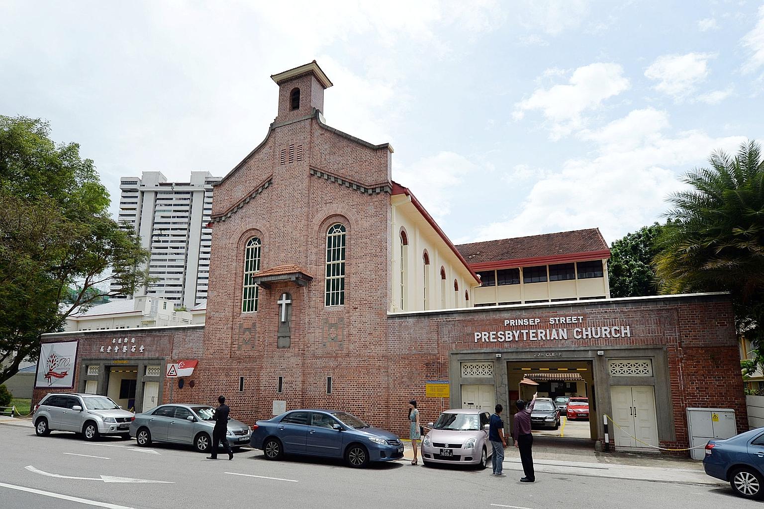 Check out the architectural styles of various religious institutions, including the 1930s Prinsep Street Presbyterian Church, on May 7 at 10am and 2pm.
