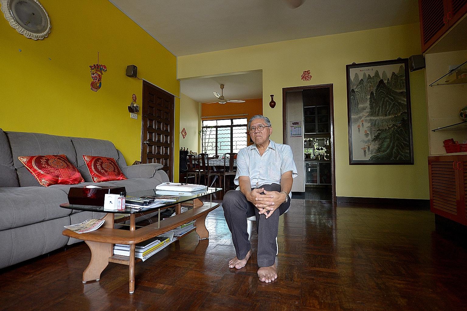 Mr Cheng is still living in the block. He said he was not satisfied with the compensation and wanted more time to look for another home.