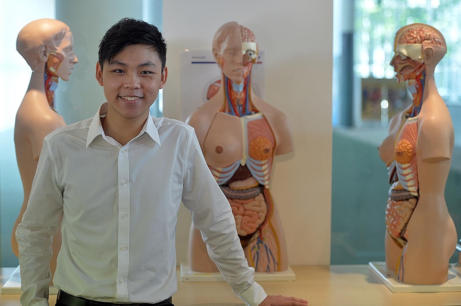 Mr Ang was the valedictorian for the Republic Polytechnic graduates yesterday. Applications for the award for interactive digital media projects open next April.