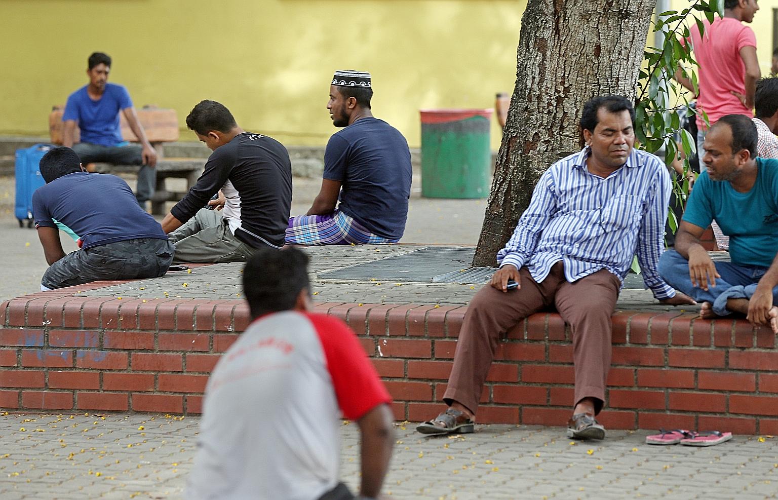 Members of the Bangladeshi community, some of whom are seen here in Lembu Road, have condemned their radicalised countrymen.
