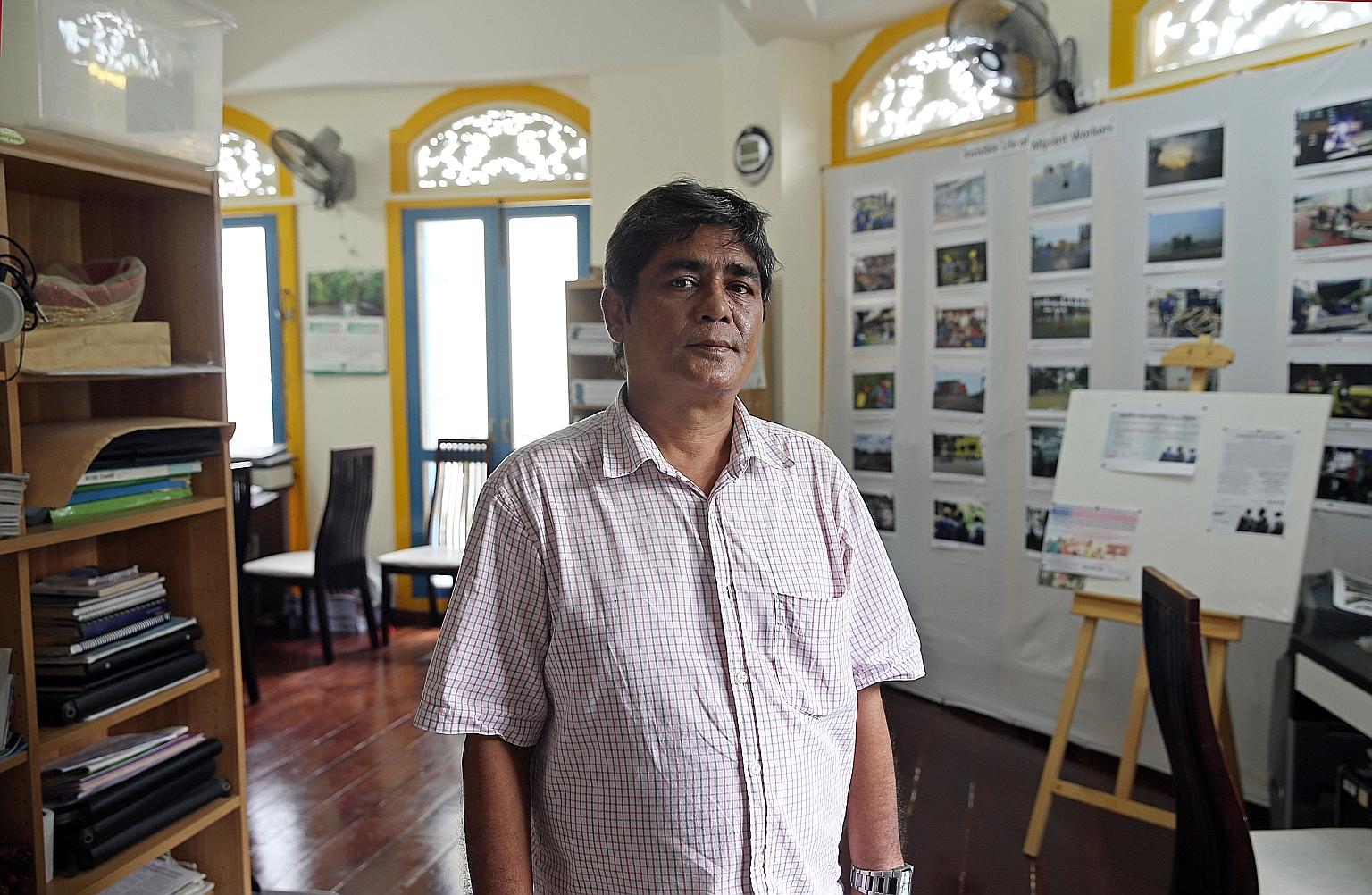 Mr Mohsin, who also runs the local monthly Bengali paper Banglar Kantha, is worried that the closure of Dibashram might spell a dearth of social spaces for the 160,000 Bangladeshi workers in Singapore.